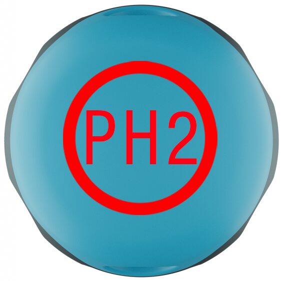 HAZET Schraubendreher 811K-PH2 · Kreuzschlitz Profil PH · SW PH2