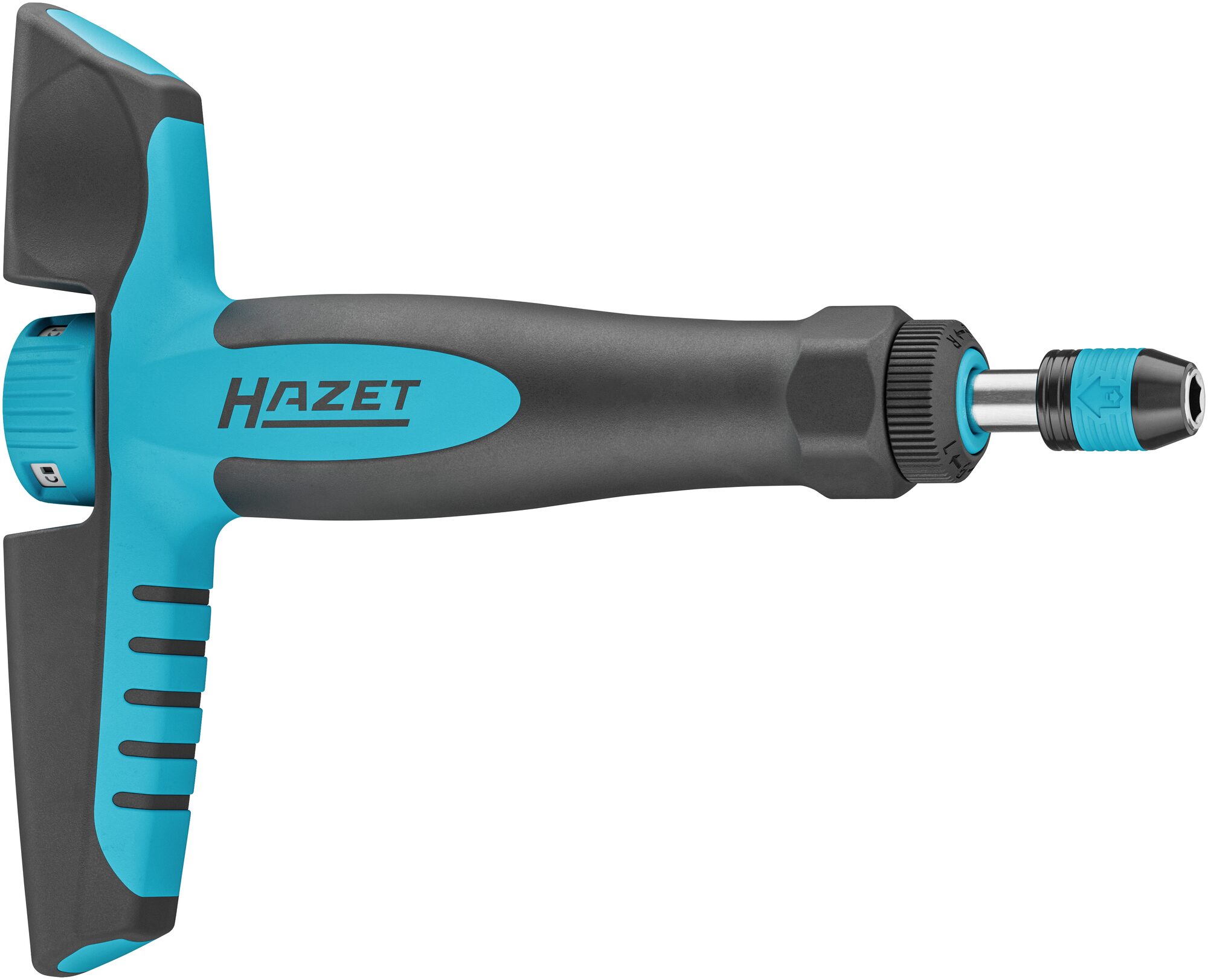 HAZET Drehmomentschraubendreher mit Quergriff 6005CT-100 · Drehmomentbereich min-max: 4?–?10 Nm · Genauigkeit: 6% · 1/4 Zoll (6,3 mm) Sechskant hohl · 198 mm