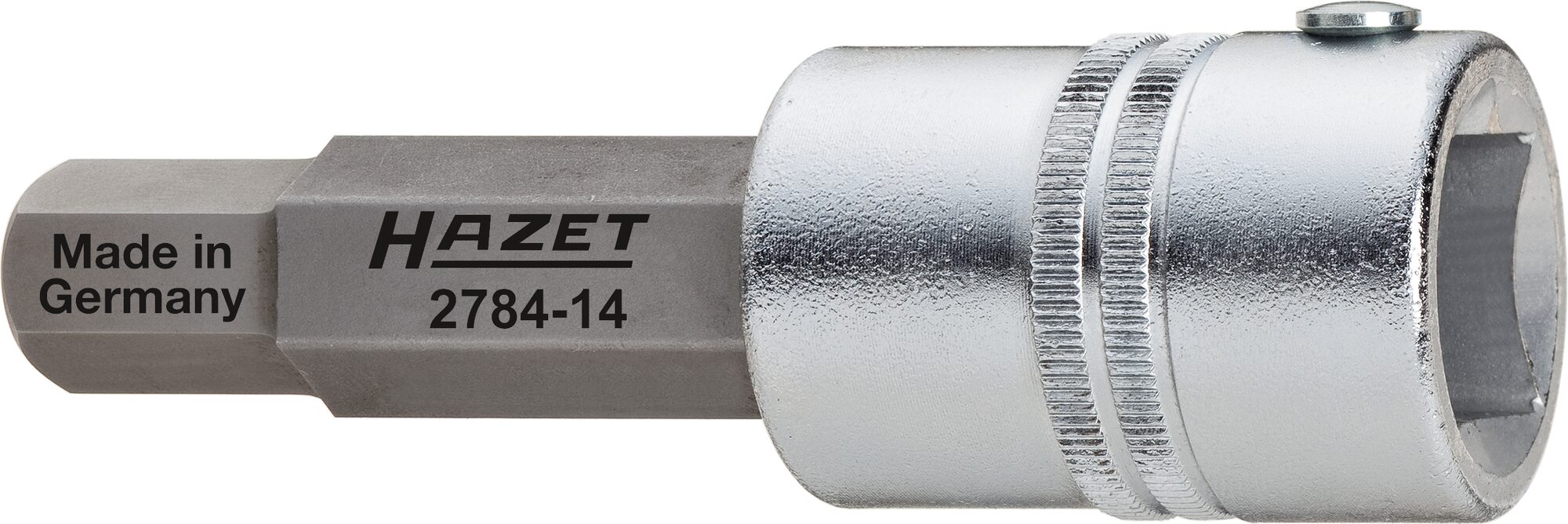 HAZET Bremssattel Schraubendreher-Steckschlüsseleinsatz 2784-14 · Vierkant hohl 20 mm (3/4 Zoll) · Innen Sechskant Profil · 14 mm