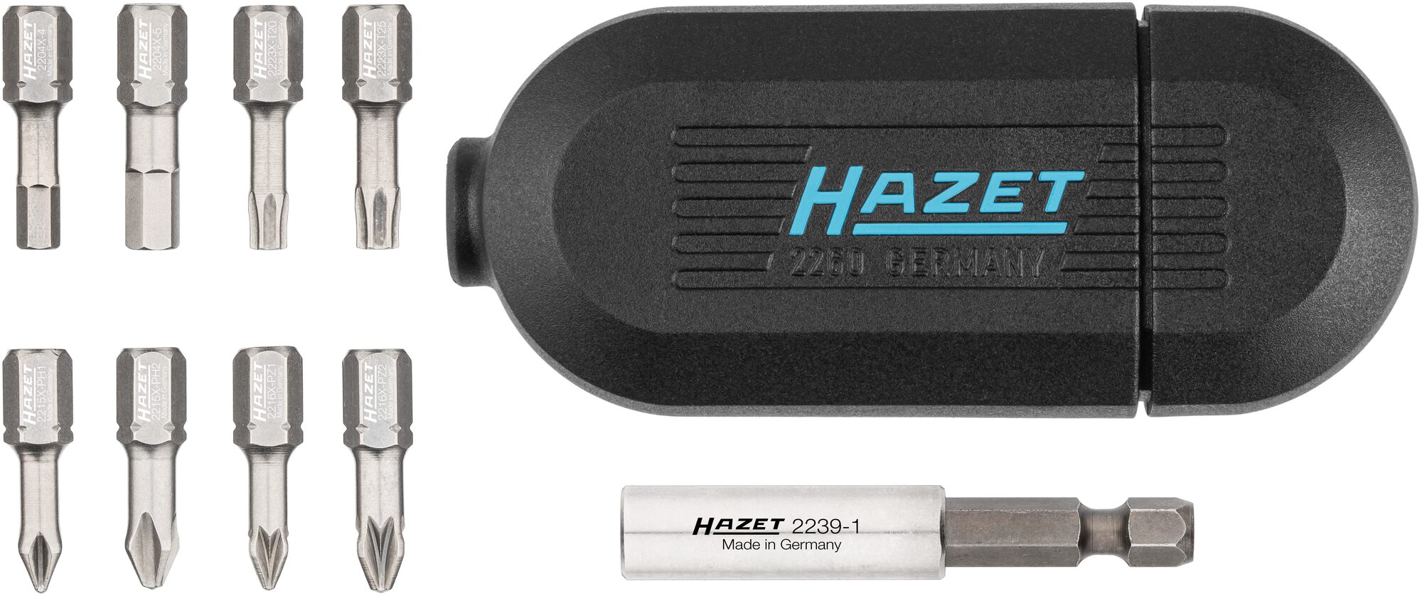 HAZET Bit Halter 2260X/10N · Anzahl Werkzeuge: 10