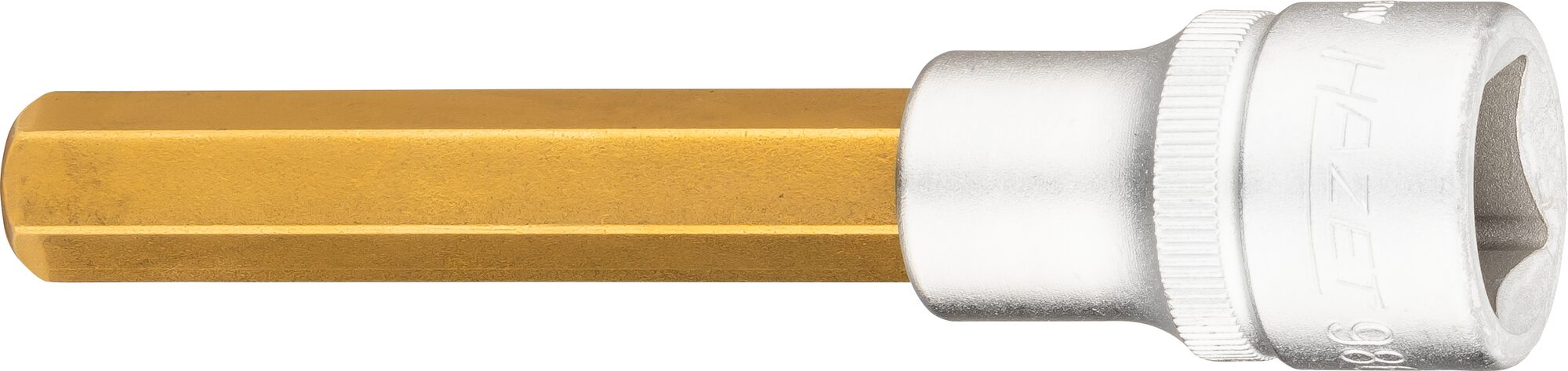 HAZET Schraubendreher-Steckschlüsseleinsatz 986LG-11 · Vierkant hohl 12,5 mm (1/2 Zoll) · Innen Sechskant Profil · 11 mm