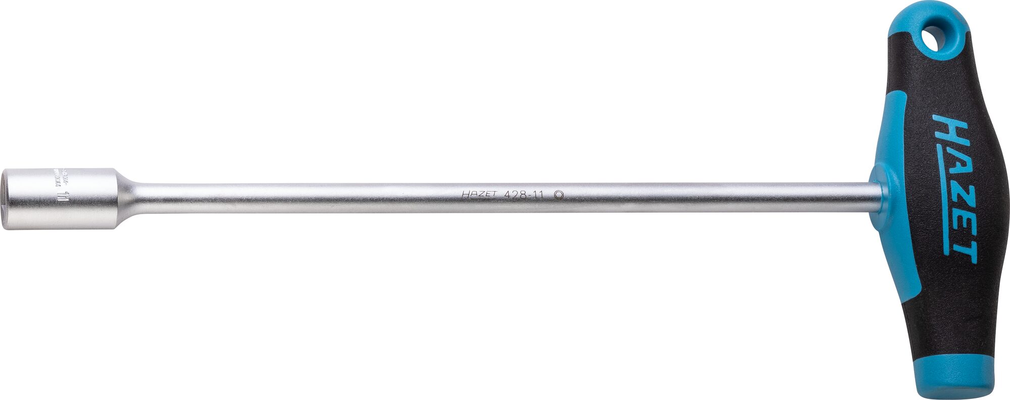 HAZET Steckschlüssel · mit T-Griff 428-11 · Außen Sechskant Profil · 11 mm