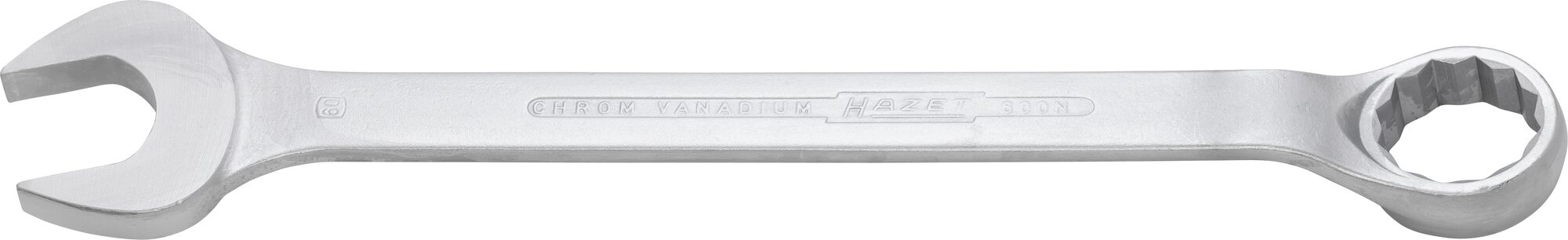 HAZET Ring-Maulschlüssel 600N-60 · Außen Doppel-Sechskant Profil · 60 mm