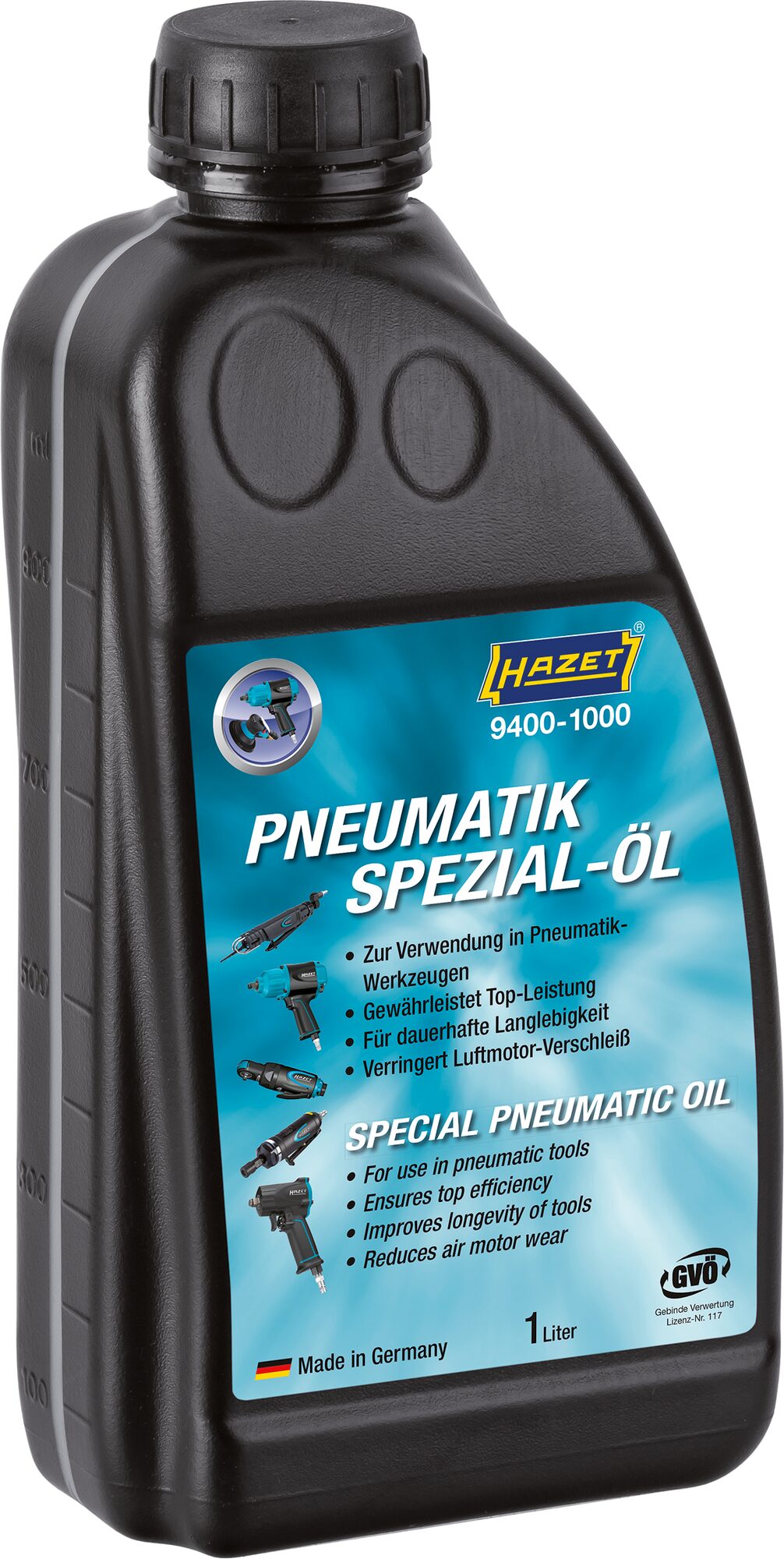 HAZET Pneumatik Spezial-Öl · 1000 ml 9400-1000