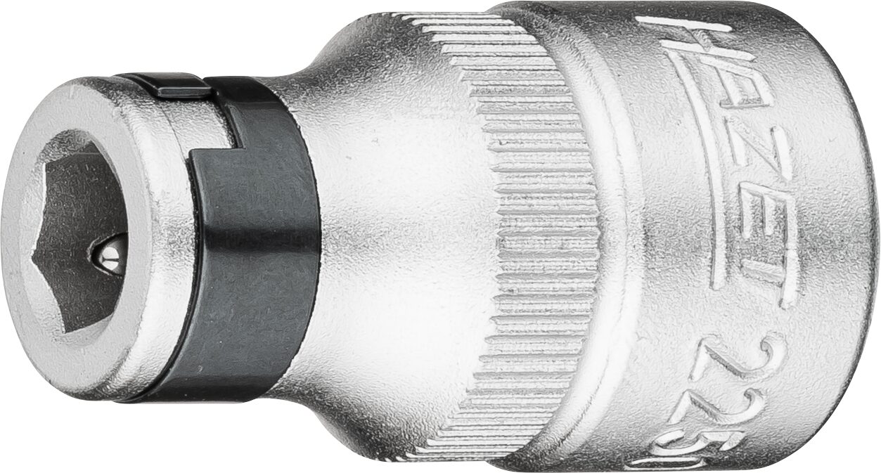 HAZET Adapter 2250-5 · Vierkant hohl 12,5 mm (1/2 Zoll) · Sechskant hohl 8 mm (5/16 Zoll)