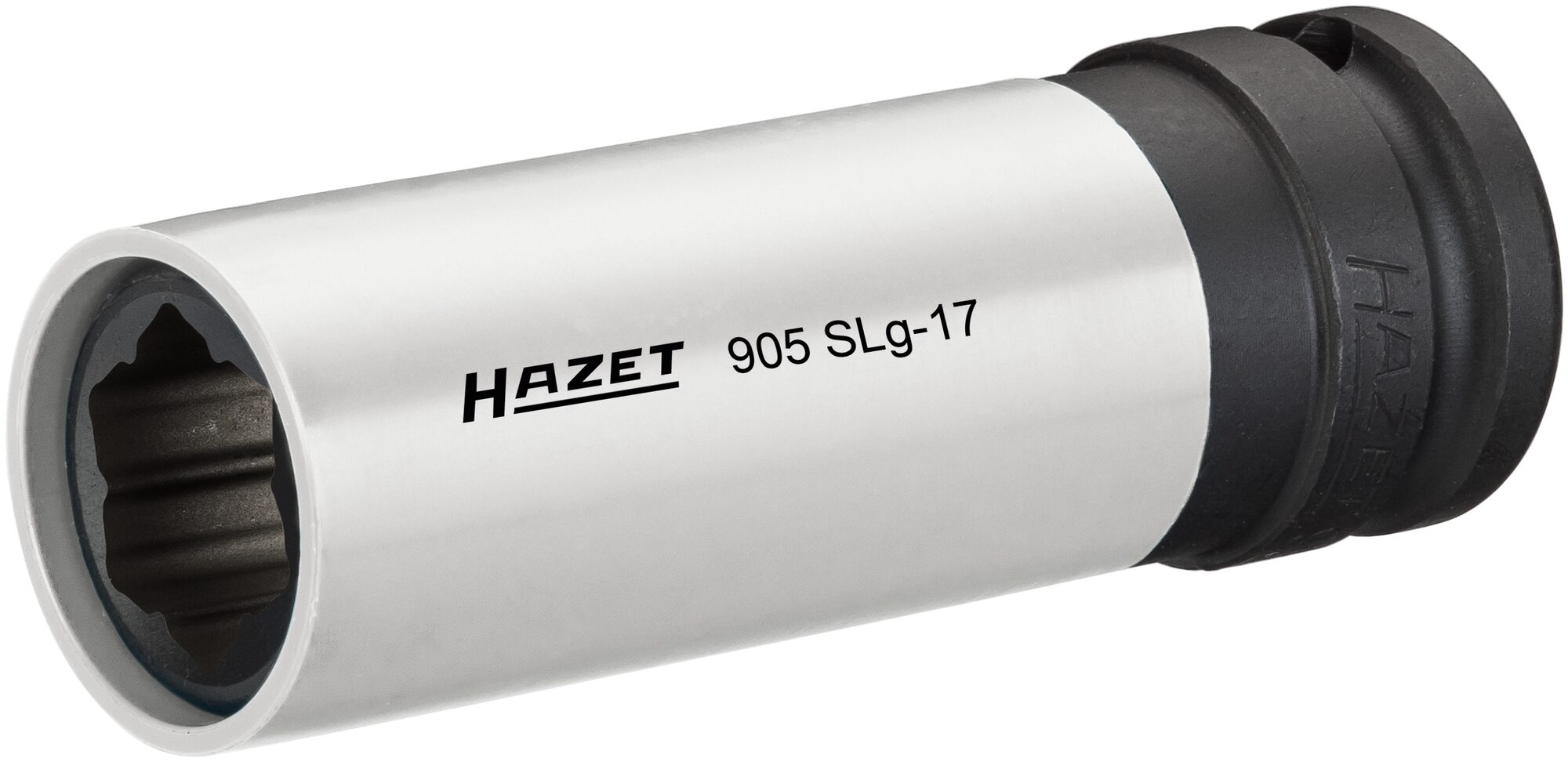 HAZET Schlag-, Maschinenschrauber Steckschlüsseleinsatz · Hybrid-Sonderprofil 905SLG-17 · Vierkant hohl 12,5 mm (1/2 Zoll) · Radschrauben Hybrid Sonderprofil · 17 mm