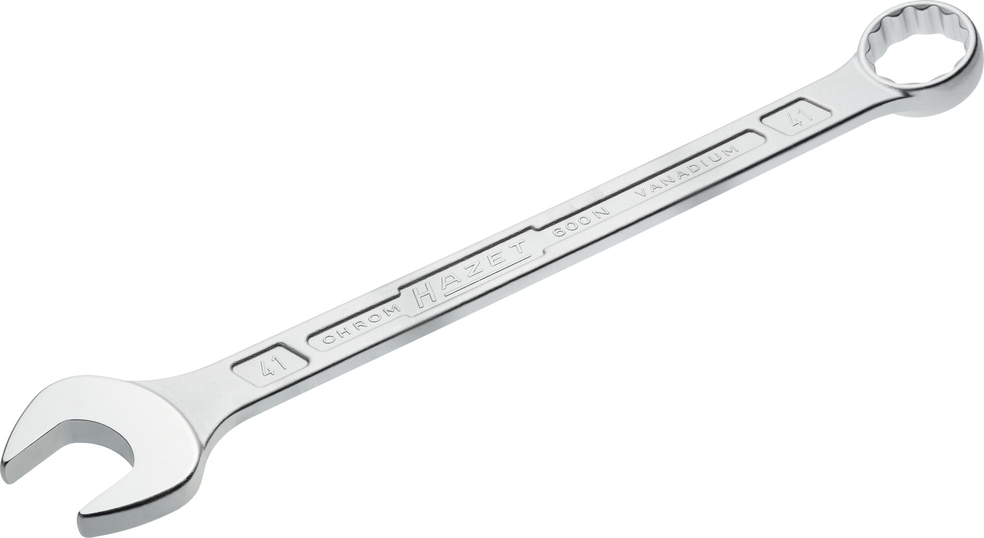 HAZET Ring-Maulschlüssel 600N-41 · Außen Doppel-Sechskant-Tractionsprofil · 41 mm