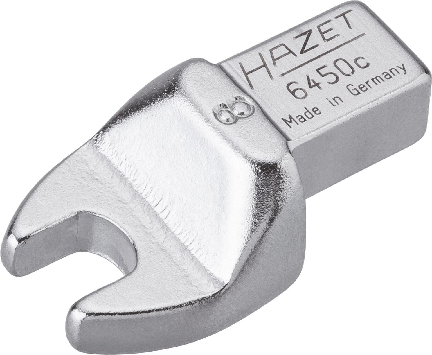 HAZET Einsteck-Maulschlüssel 6450C-8 · Einsteck-Vierkant 9 x 12 mm · Außen Sechskant Profil · 8 mm