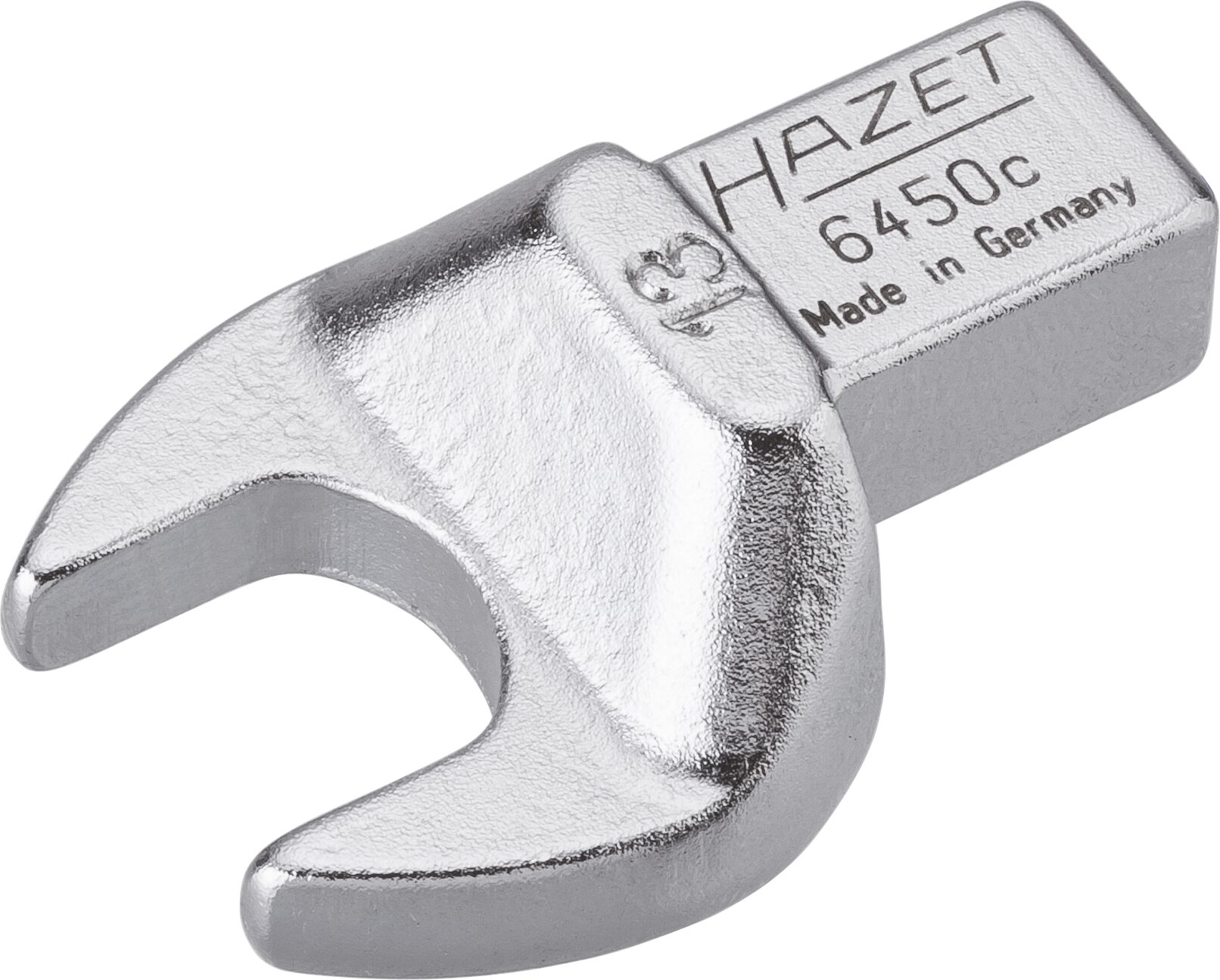 HAZET Einsteck-Maulschlüssel 6450C-13 · Einsteck-Vierkant 9 x 12 mm · Außen Sechskant Profil · 13 mm