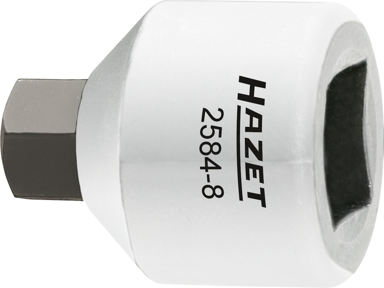 HAZET Bremssattel Schraubendreher-Steckschlüsseleinsatz 2584-8 · Vierkant hohl 10 mm (3/8 Zoll) · Innen Sechskant Profil · 8 mm