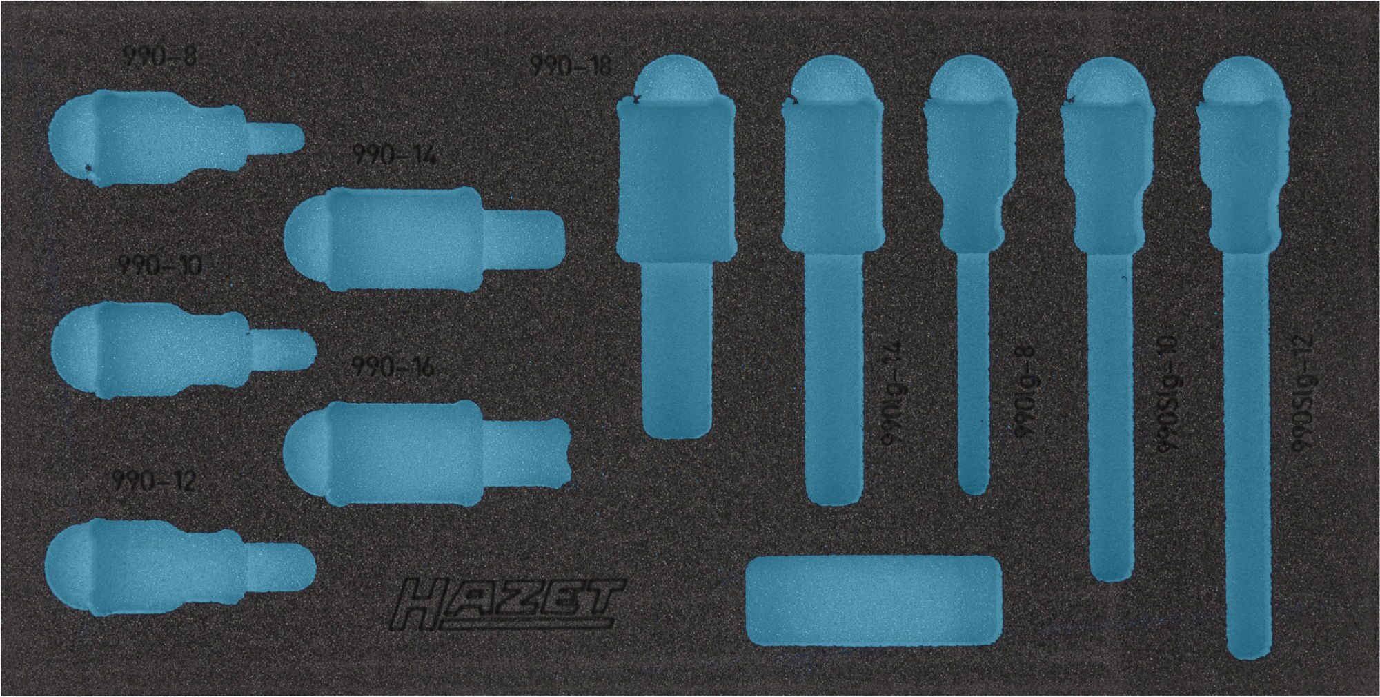 HAZET 2-Komponenten Weichschaum-Einlage 163-221L