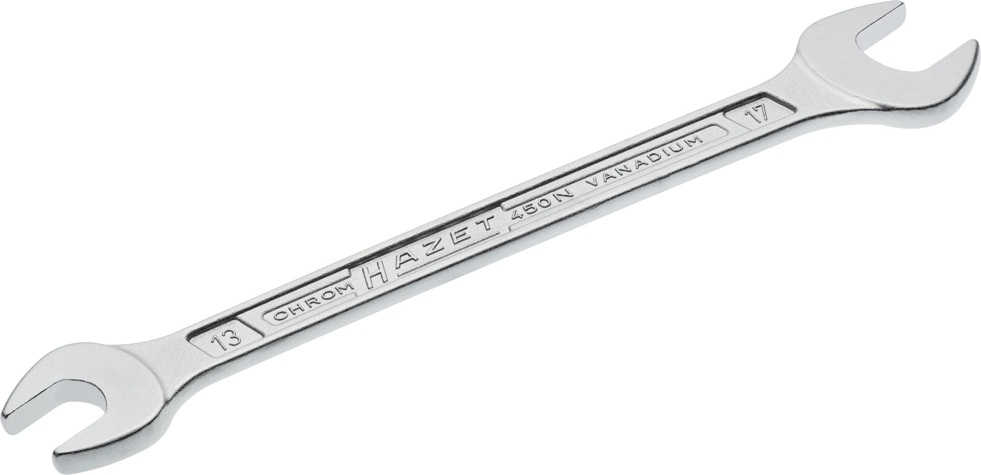 HAZET Doppel-Maulschlüssel 450N-13X17 · Außen Sechskant Profil · 13 x 17 mm