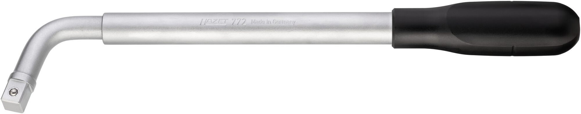 HAZET Ausziehbarer Radmuttern-Schlüssel 772 · Vierkant massiv 12,5 mm (1/2 Zoll) · 535 mm