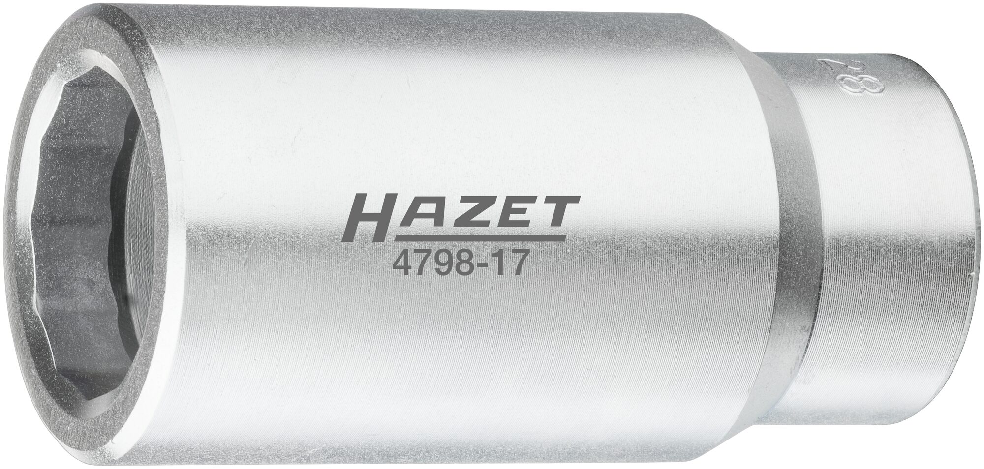 HAZET Injektor Steckschlüsseleinsatz Bosch s 28 mm 4798-17 · Vierkant hohl 12,5 mm (1/2 Zoll) · 28 mm