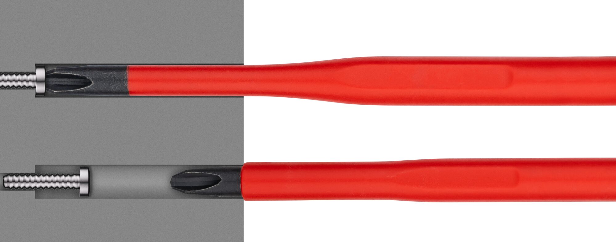 HAZET Elektriker-Schraubendreher · schutzisoliert 811KV-35 · Schlitz Profil · SW 0,6 x 3,5 mm