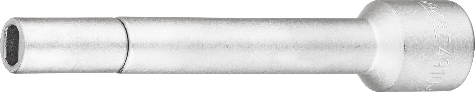 HAZET Verlängerung 4910-71 · Vierkant hohl 12,5 mm (1/2 Zoll) · Zapfenprofil hohl · für Zapfenprofil 7,1 x 9,6 mm