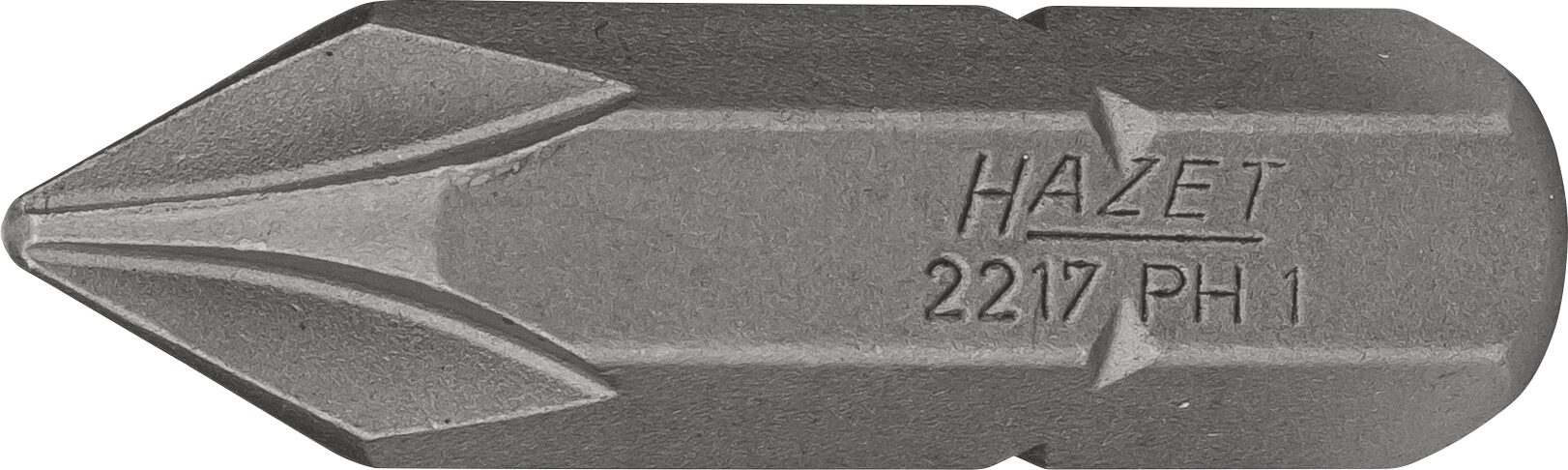 HAZET Bit 2217-PH1 · Sechskant massiv 8 (5/16 Zoll) · Kreuzschlitz Profil PH · PH1