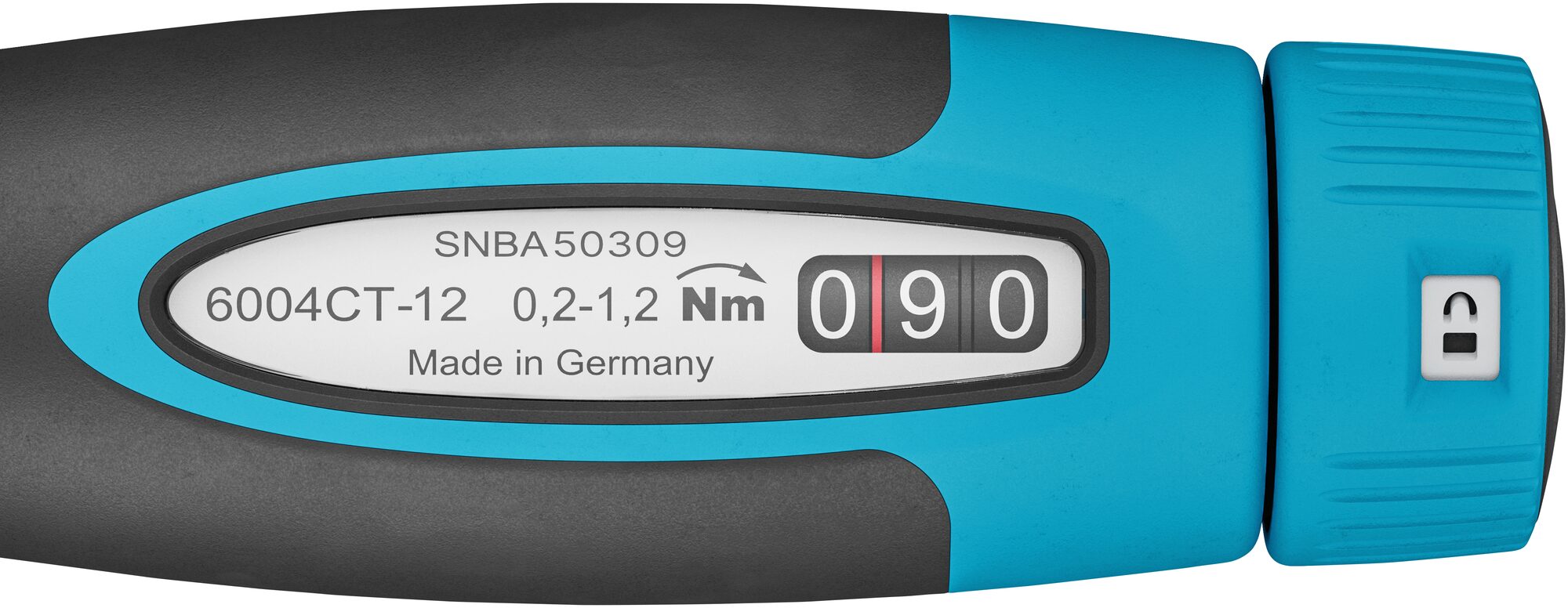 HAZET Drehmomentschraubendreher mit Standardgriff 6004CT-12 · Drehmomentbereich min-max: 0.2?–?1.2 Nm · Genauigkeit: 6% · 1/4 Zoll (6,3 mm) Sechskant hohl · 196 mm