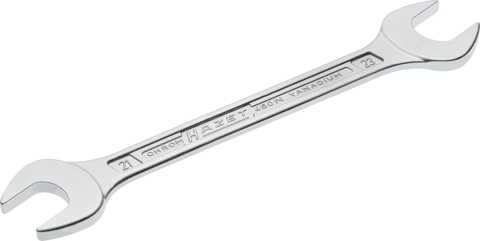 HAZET Doppel-Maulschlüssel 450N-21X23 · Außen Sechskant Profil · 21 x 23 mm