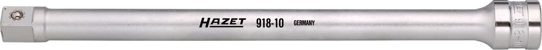 HAZET Verlängerung 918-10 · Vierkant hohl 12,5 mm (1/2 Zoll) · Vierkant massiv 12,5 mm (1/2 Zoll)