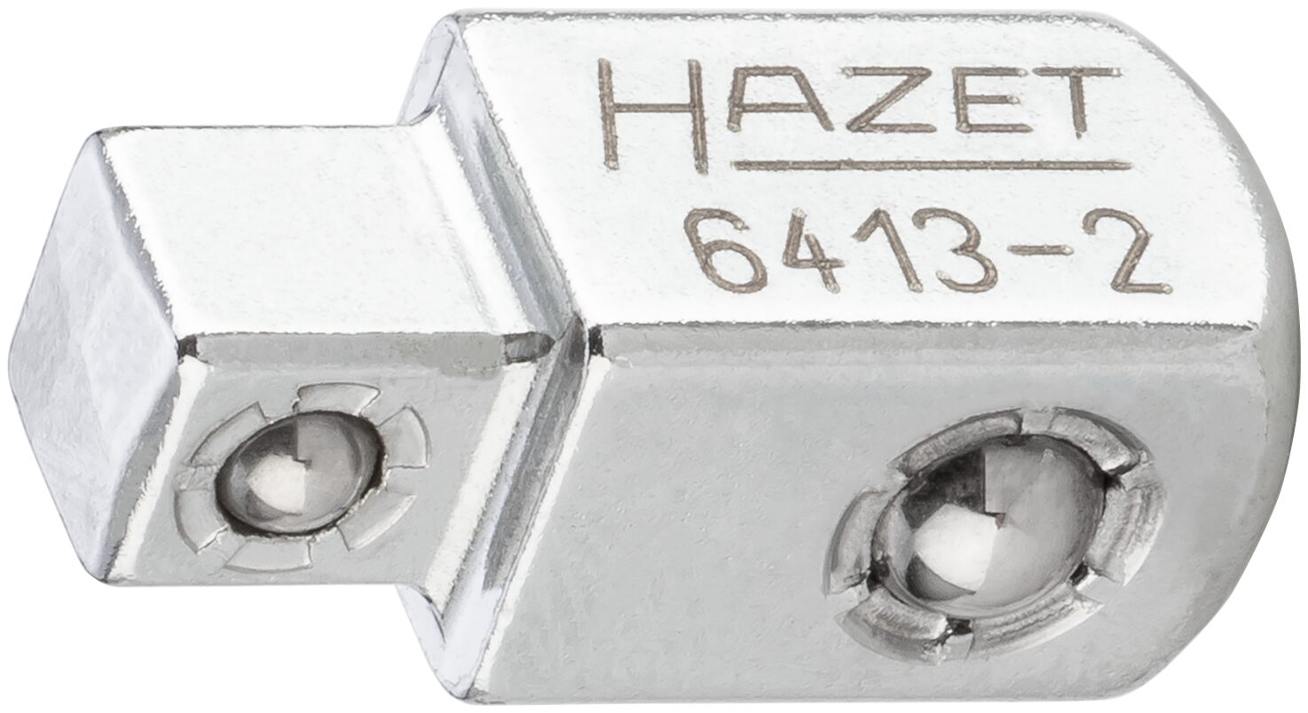 HAZET Durchsteck-Vierkant 6413-2 · Vierkant massiv 10 mm (3/8 Zoll) · Vierkant massiv 6,3 mm (1/4 Zoll)