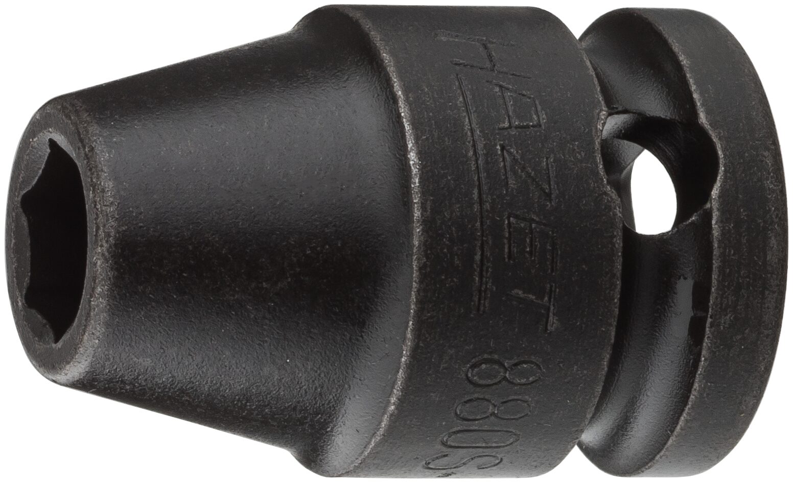 HAZET Schlag-, Maschinenschrauber Steckschlüsseleinsatz · Sechskant 880S-7 · Vierkant hohl 10 mm (3/8 Zoll) · Außen Sechskant-Tractionsprofil · 7 mm