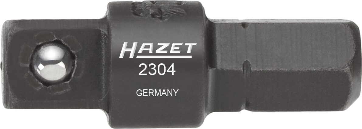 HAZET Adapter 2304 · Sechskant/Vierkant Vierkant massiv 6,3 mm (1/4 Zoll)
