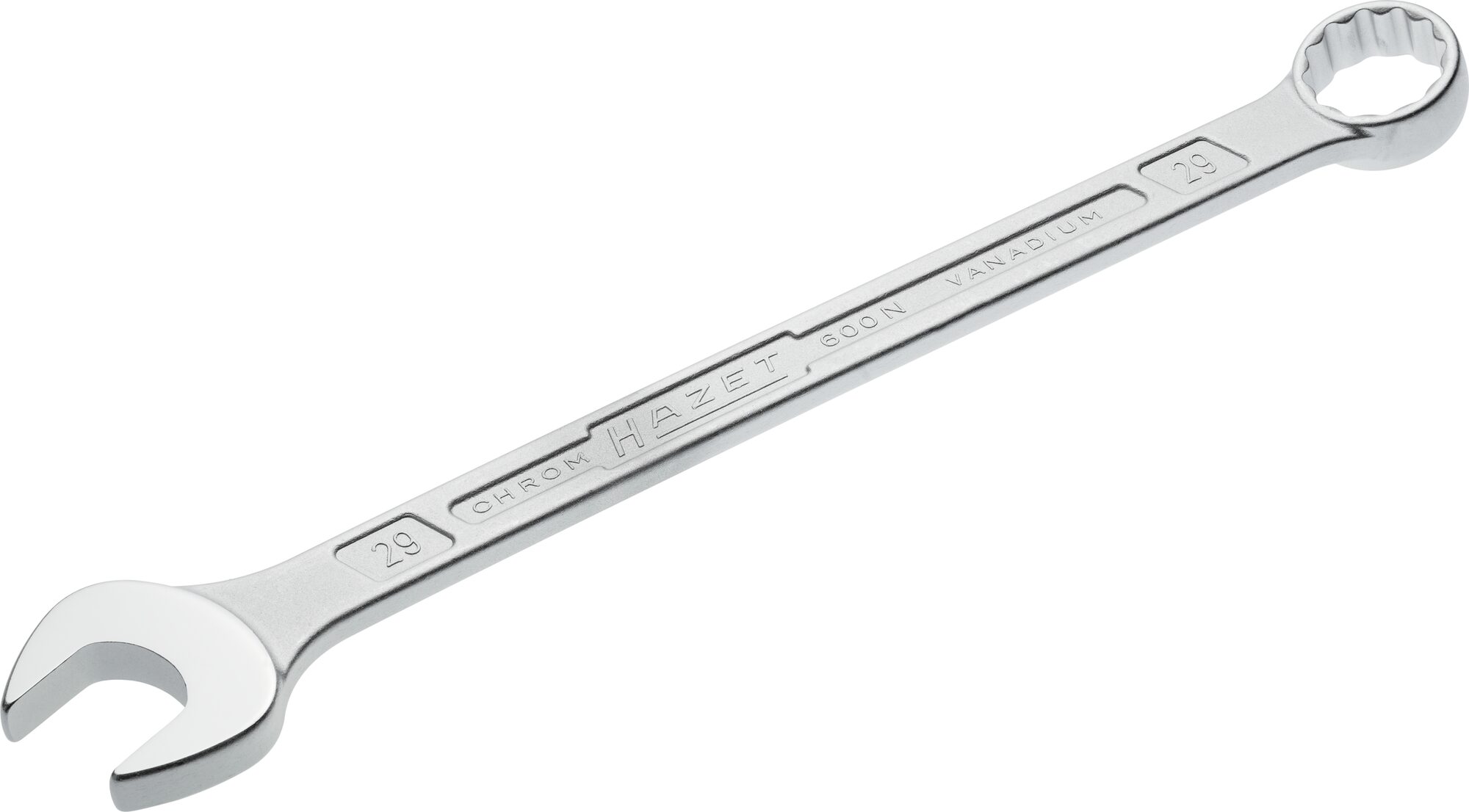 HAZET Ring-Maulschlüssel 600N-29 · Außen Doppel-Sechskant-Tractionsprofil · 29 mm
