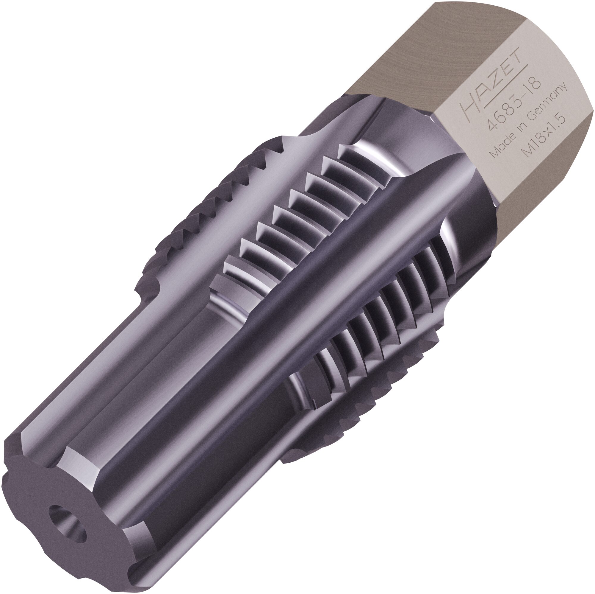 HAZET Gewinde-Nachschneider Abgastemperatur-Sensoren / -Sonden 4683-18 · 13 mm Außen-Sechskant · 42 mm