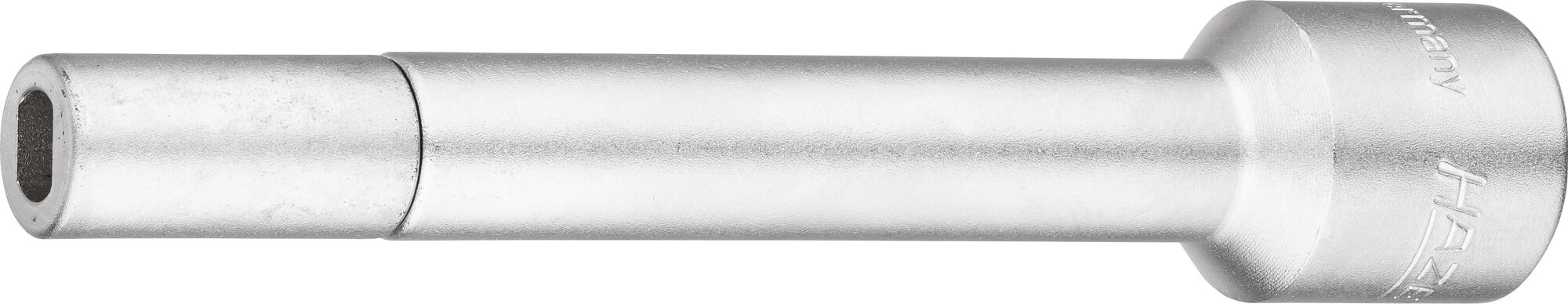 HAZET Verlängerung 4910-68 · Vierkant hohl 12,5 mm (1/2 Zoll) · Zapfenprofil hohl · für Zapfenprofil 6 x 8 mm