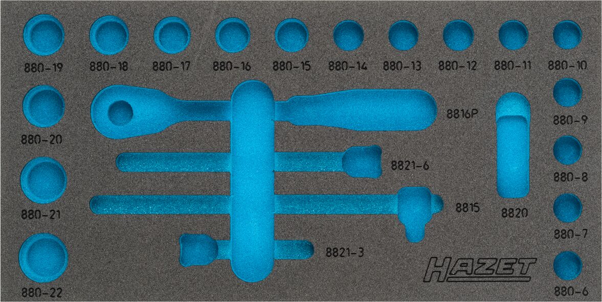 HAZET 2-Komponenten Weichschaum-Einlage 163-353L