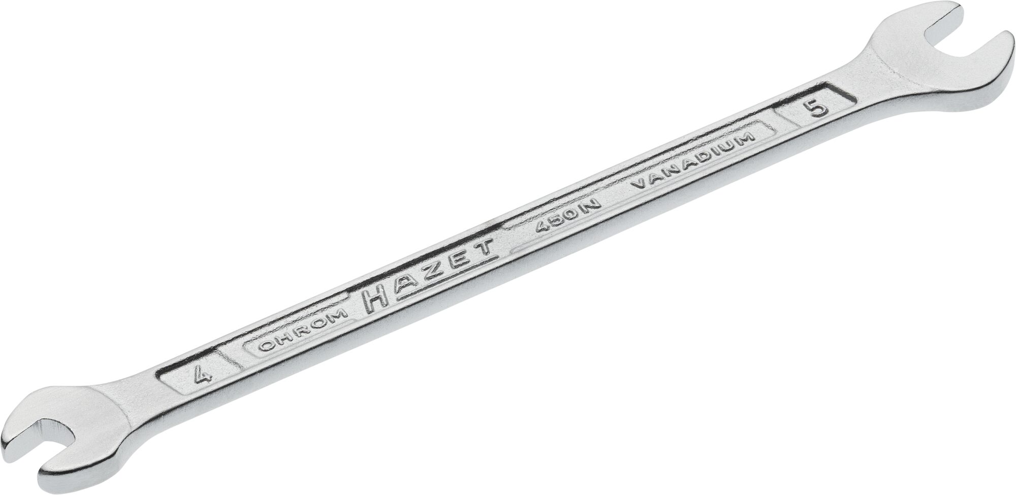 HAZET Doppel-Maulschlüssel 450N-4X5 · Außen Sechskant Profil · 4 x 5 mm