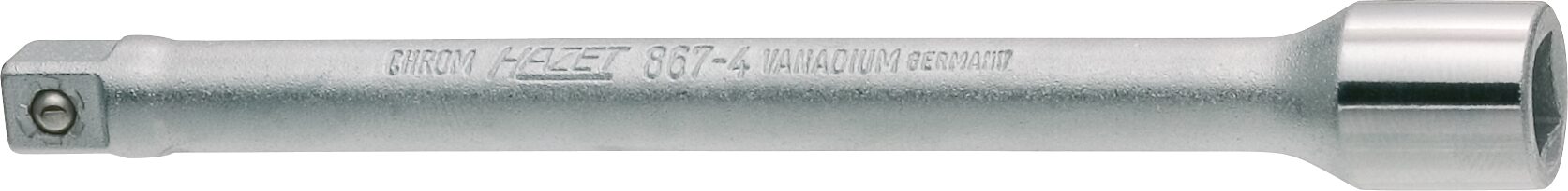 HAZET Verlängerung 867-4 · Vierkant hohl 6,3 mm (1/4 Zoll) · Vierkant massiv 6,3 mm (1/4 Zoll)