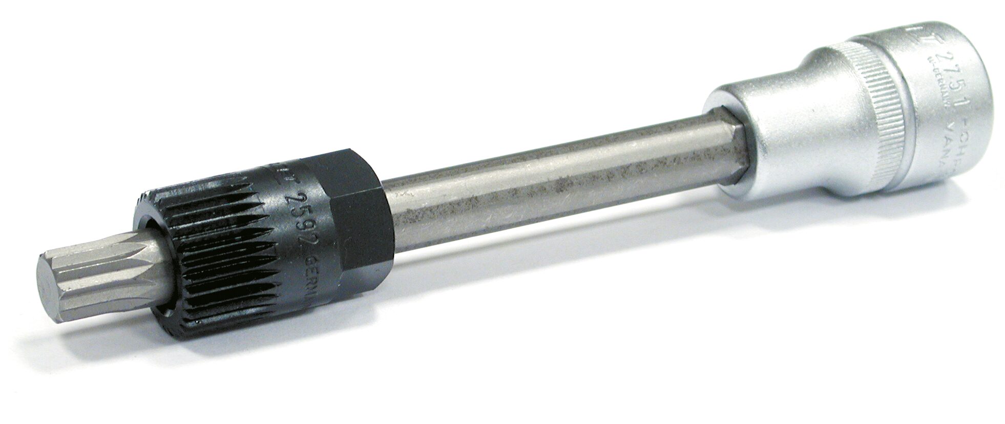 HAZET Keil(rippen)riemenscheibe-Werkzeug 4641/2 · Vierkant hohl 12,5 mm (1/2 Zoll) · Innen Vielzahn Profil XZN · Anzahl Werkzeuge: 2