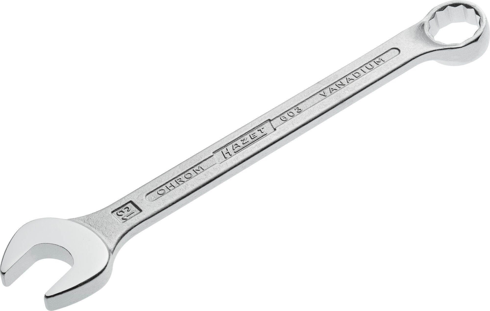 HAZET Ring-Maulschlüssel 603-13 · Außen Doppel-Sechskant Profil · 13 mm