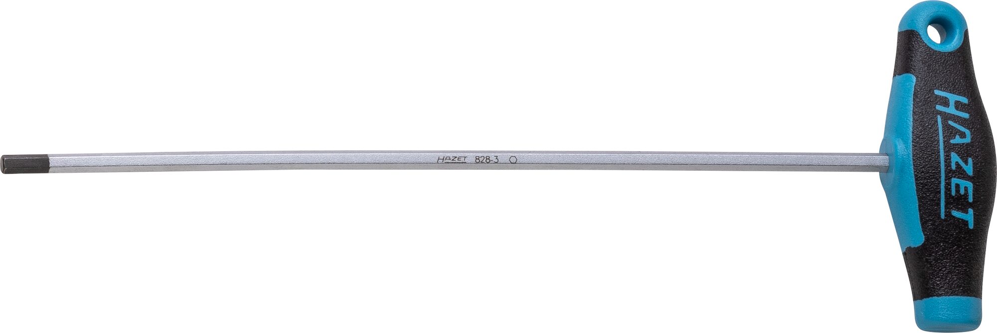 HAZET Schraubendreher · mit T-Griff 828-3 · Innen Sechskant Profil · 3 mm