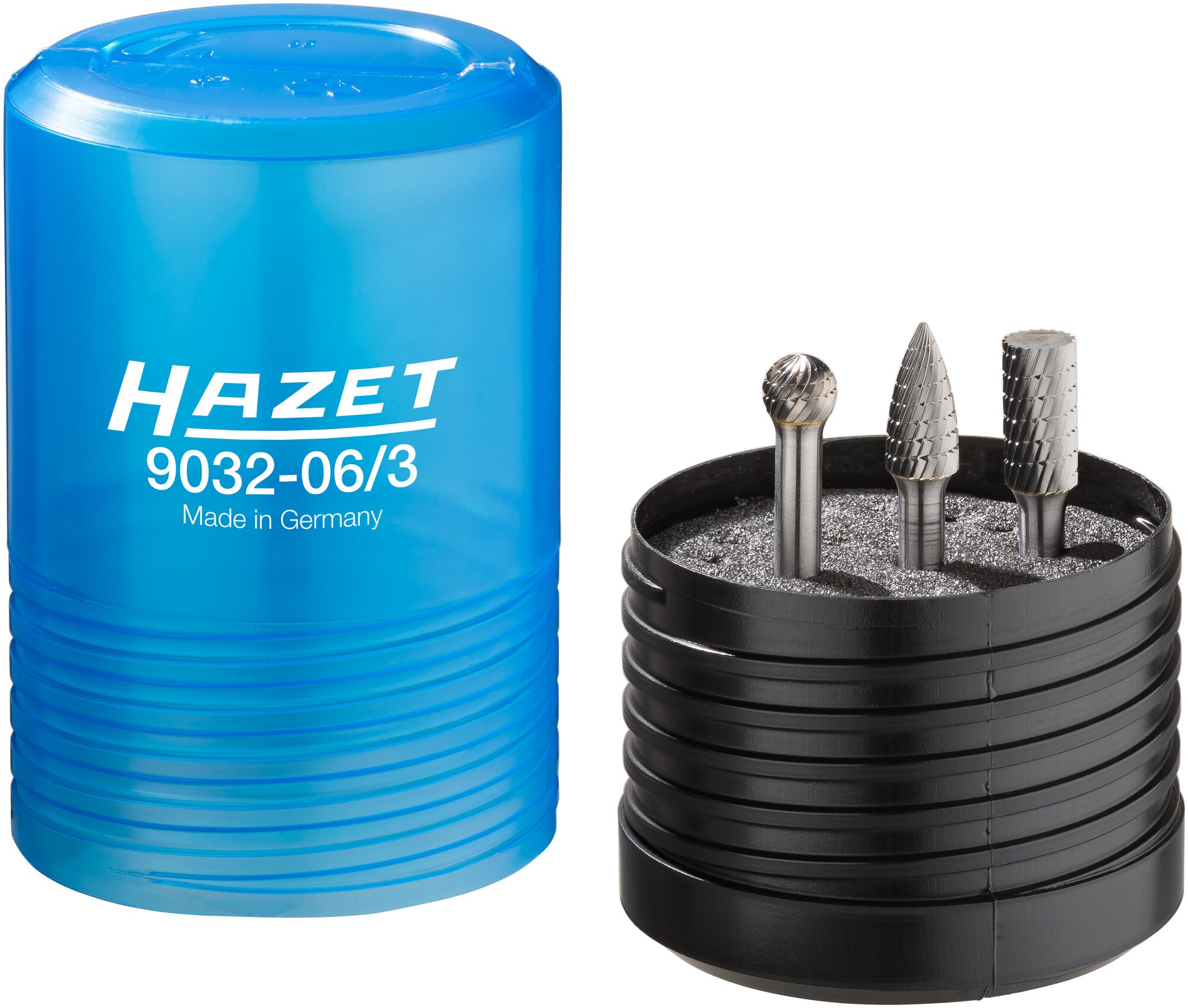 HAZET Hartmetall Frässtift Satz · 6 mm 9032-06/3 · Anzahl Werkzeuge: 3