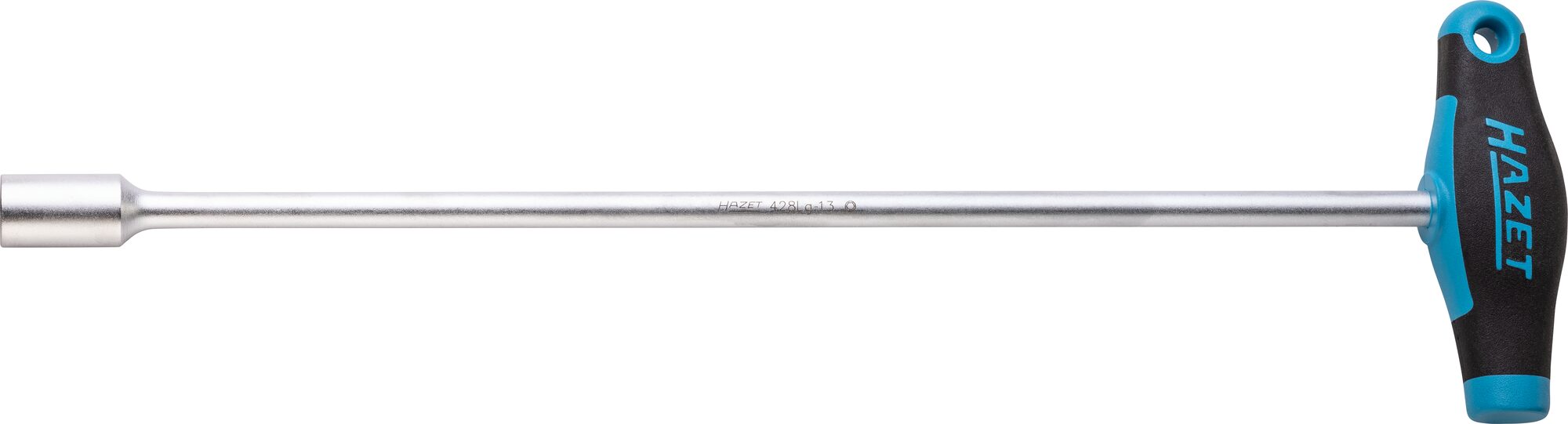 HAZET Steckschlüssel · mit T-Griff 428LG-13 · Außen Sechskant Profil · 13 mm