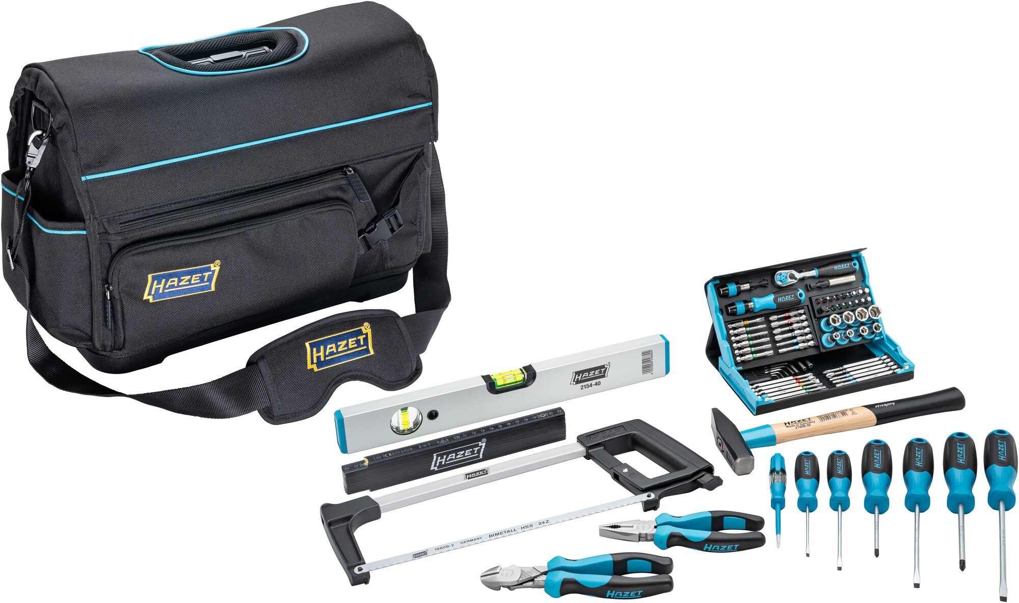 HAZET Universal Werkzeugtasche · groß 191T-6/73 · 73-teilig