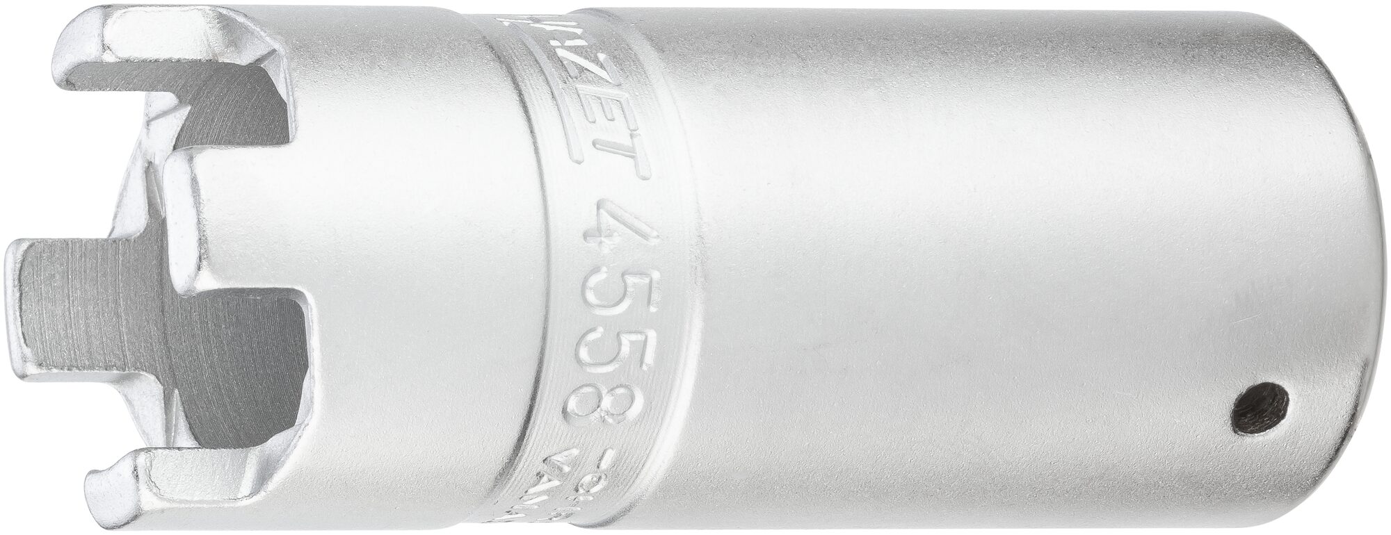 HAZET Druckmutter-Zapfenschlüssel 4558 · Vierkant hohl 12,5 mm (1/2 Zoll) · 28.4 mm