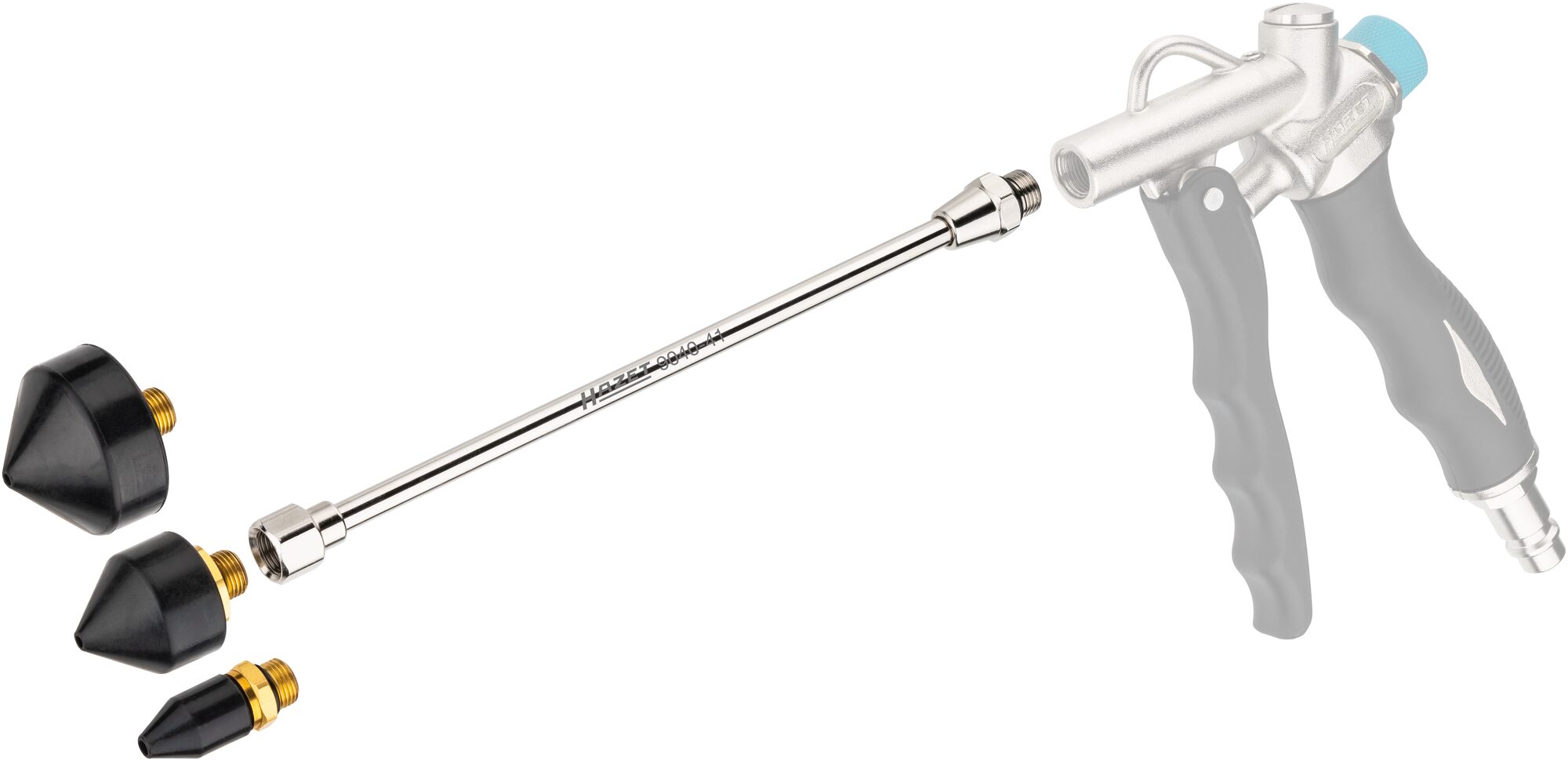 HAZET Edelstahl Verlängerung 9040-41 · 187 mm